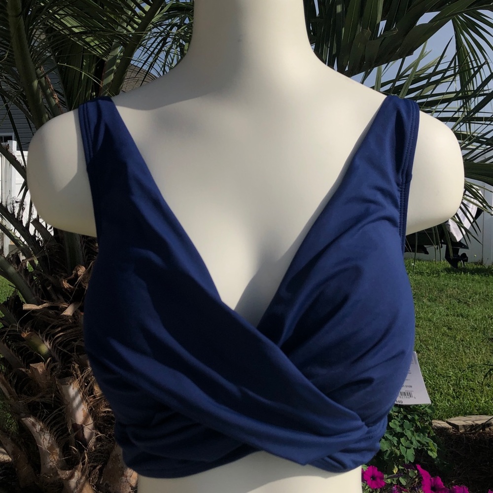 NWT Liz Claiborne Swim Top XXL